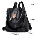 Vintage Women Soft Leather Backpack Fashion School Bags for Teenagers Girls High Quality School Backpack Women Travel Backpacks