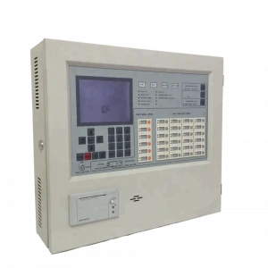 Wall-mounted addressable fire alarm control panel FW6000 with max 128 detectors