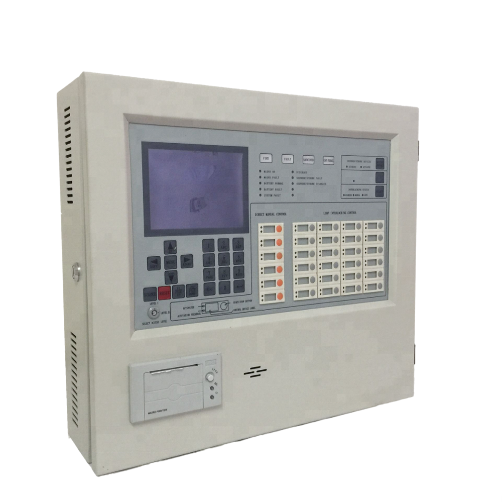 Buy Wall-mounted Addressable Fire Alarm Control Panel Fw6000 With Max ...