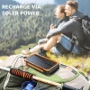 Waterproof Outdoor Solar Power Bank 20000mAh Dual USB Travel Portable Solar Mobile Phone Charger Solar Power banks For Camping