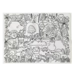 Waterproof Toddlers Reusable Washable Alphabet Animals Coloring Educational Doodle Drawing Painting Graffiti Silicone Pad Mat