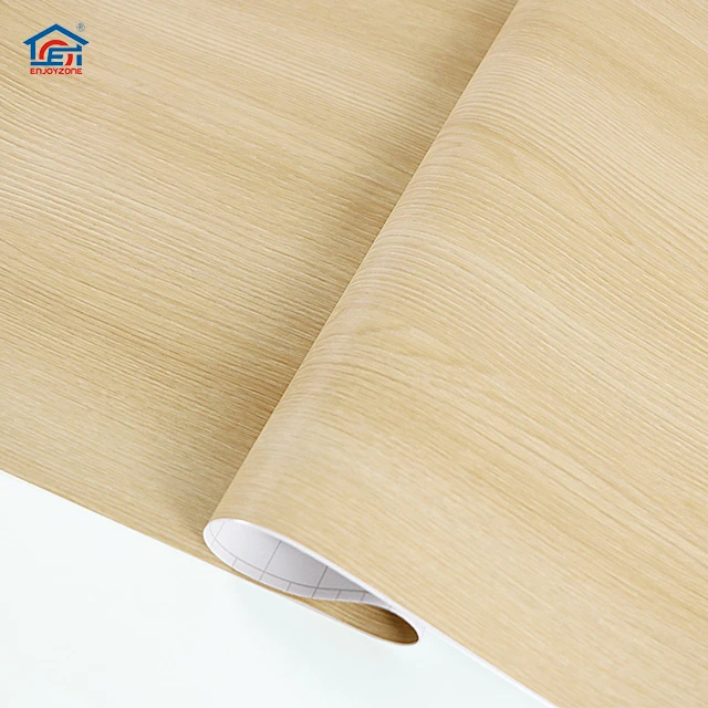 Waterproof Wood Effect PVC Film PVC Self-Adhesive Decoration Foil Furniture Film