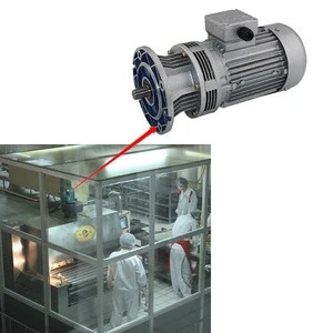 WB series cycloidal Speed reducer for Food machinery small grain wave pellet snack food machine