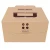 Import wedding birthday packaging design kraft cheese moon take away cake box kraft paper box with window from China