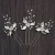 Import Wedding Bride Pearl Crystal Flower Shaped Hair Pins For Women from China