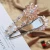 Wedding jewelry ladies glitter rhinestone hair barrettes crystal plastic stone hair clips