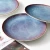 Import WEIYE Manufacturer direct ceramic reactive glaze blue irregular Western food plate cutlery tapas restaurant dishes plate italian from China