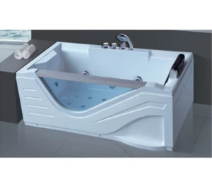 White Acrylic Massage Bathtub &amp; Whirlpool Tub Made In China SA-9004