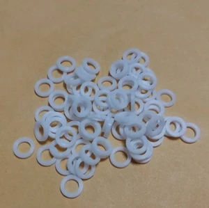 White high temperature food grade  leakproof  durable silicone rubber sealing washer