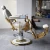 Import White luxury beauty salon equipment antique retro European style barber chair from China