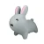 Import White Rabbit inflatable skippy animal toy for kids ride on play from China
