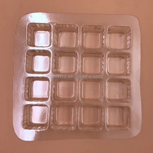 Wholesale Blister Packaging Bpa Free Water Plastic Shaped Ice Cube Tray