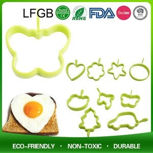 wholesale cooking circle silicone egg mold for frying eggs/boiled egg tool/steak cooking tools