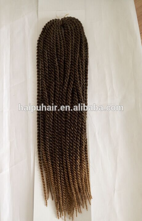 Wholesale crochet braid hair senegalese twist synthetic hair for braiding