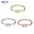 Import Wholesale crystal inlay cable wire gold plated bangle bracelet new designs latest models for ladies from China