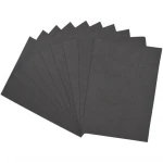 Wholesale custom 650g wood pulp black paper rolls