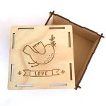 wholesale custom song mechanism hand crank harry potter wooden music box