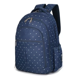 Wholesale Diaper Bag Backpack With White Dot printing