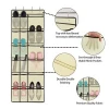 Wholesale Door Shoes Hanging Organizer with 12 Mesh Pockets+6 Large Mesh Storage Various Compartments