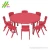Import Wholesale Eco-Friendly Outdoor Round plastic dining table Kindergarten Plastic Chairs and table from China