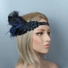 Wholesale Elegant Vintage Lady Metal Feather Head Chain Headband Headpiece Bridal Wedding Hairstyle Hair Accessories