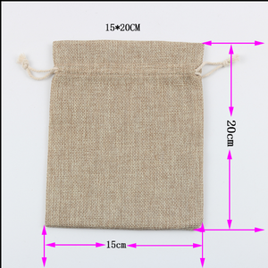 Wholesale Factory Price Small Jute Burlap Sack Jewelry Bag Linen jute Gift Drawstring Bag
