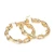 Import Wholesale fashion copper round hoop 18K gold plated exaggerated earrings from China