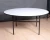Import Wholesale Folding 6ft Round Banquet Hotel PVC Table from China