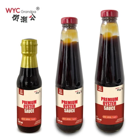 Wholesale Hot Sell Oyster Sauce Halal Manufacturer Oem Price Bulk Natural Seafood Sauce With Oyster Juice Brc