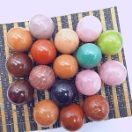 Wholesale jade gold crystal stone ball natural stones crystal balls natural stone ball