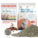 Wholesale Manufacturer Absorption Cat Sand Soluble Clumping Bentonite Cat Litter