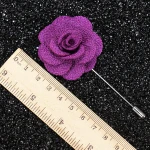 Wholesale men suit fabric flower brooch pin