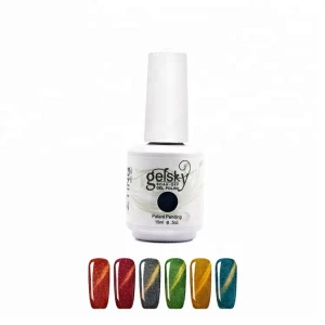 Wholesale nail gel supplier OEM bottle special label color soaking off LED nail polish color UV gel nail polish