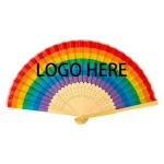 Wholesale Personalized Bamboo Craft Gift 21*38cm Bamboo Hand Held Fan Bamboo Folding Fan