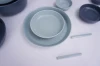 Wholesale Plain colorglaze Ceramic Dinnerware Set, Used Restaurant Ceramic Dinnerware Set