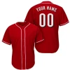 wholesale plain red cheap baseball jersey blank jersey in stock