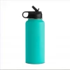 wholesale powder coating vacuum insulated water bottle width mouth vacuum flask, double wall water flask with lid