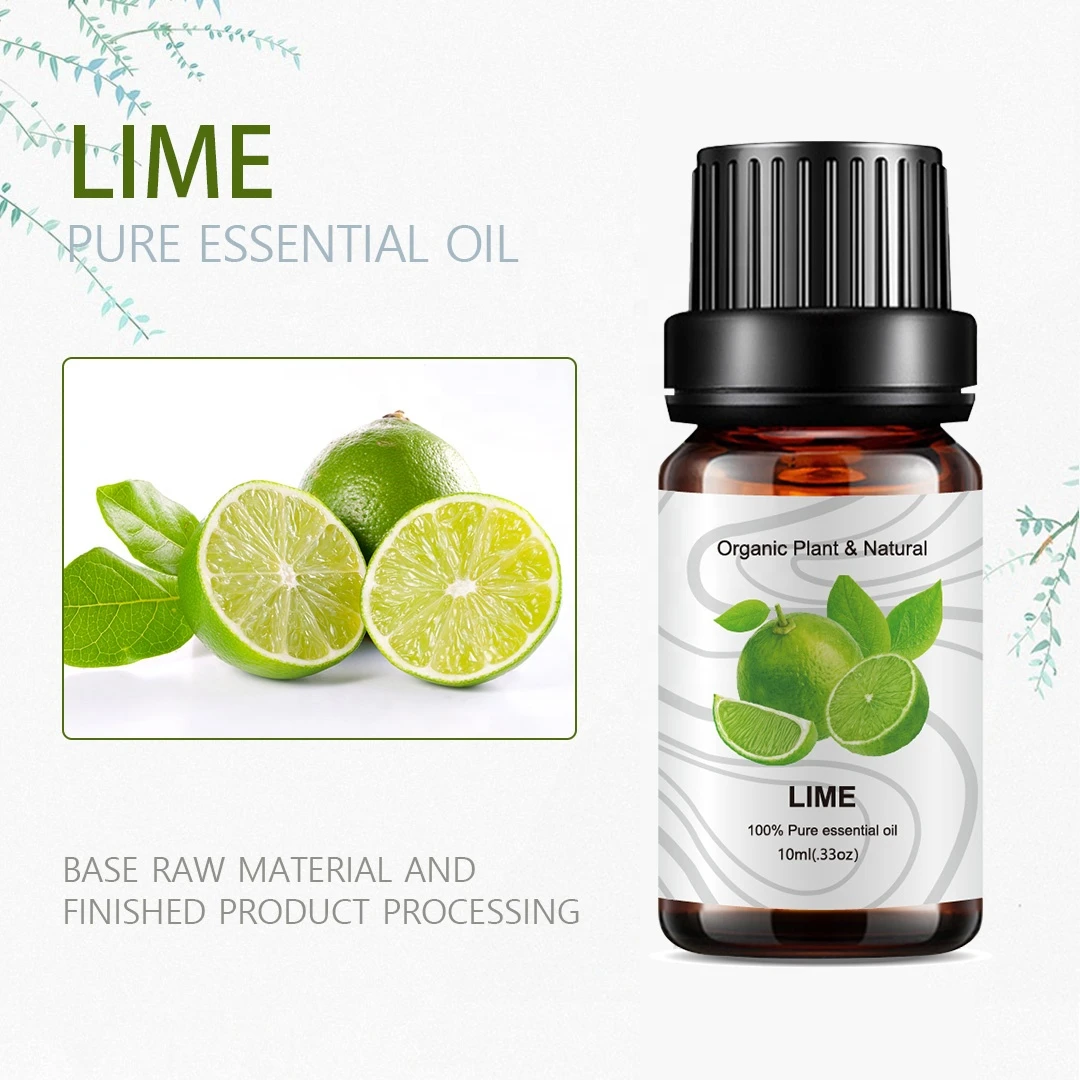 Wholesale 100% Pure Lime Oil Applicable for Massage Diffuser Humidifier