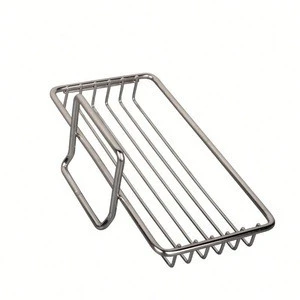 Wholesale Rustproof Wall Mounted Bath Hotel Soap Basket Stainless Steel Soap Dish For Bathroom