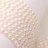 Wholesale small seed 3 mm 4 mm 5 mm AAA sweet water natural pearl strand freshwater