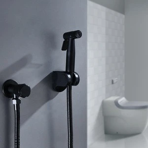 Wholesale Stainless Steel Wall Mount Black Bathroom Washing Room Bidet Shattaf SF802