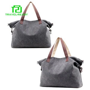 wholesale stylish multi color top canvas weekend travel bags for womens online