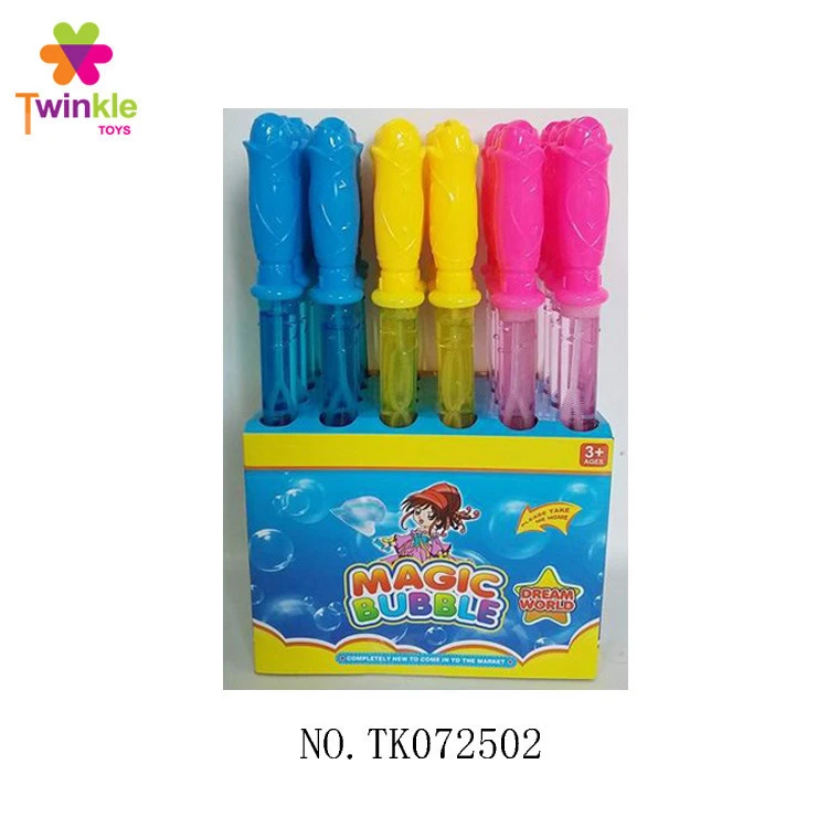 Wholesale summer plastic soap water 22pcs bubble stick toys for kids