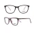 Wholesale transparent crystal specialized new technology smart cat eye glasses spectacle frames