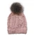 Import Wholesale Winter Kids Hat Knit Wool Cross Little Baby With Pom from China
