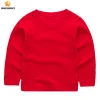 Wholesale Winter Red Long Sleeve Cartoon Children Top Kids Cotton Baby T Shirts Boys