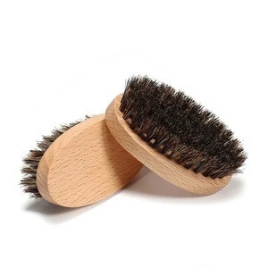 Wholesale Wooden Soft Boar Bristle Beard Brush