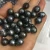 Import wholesales DIY BEADS,9-13 mm good luster A baroque nature loose Tahiti pearl nature black color from China
