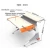 Import Wholesales Kids Study Desk And Chair Set Study Table For Children To Study from China