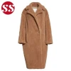 Winter whole sale hot selling movie star similar style High quality lamb fur women long parka coat